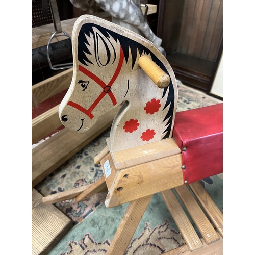 446 - Vintage child's rocking horse