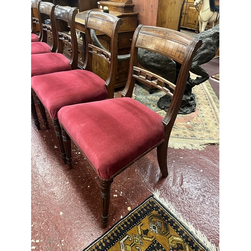 525 - Set of 6 fine Regency dining chairs