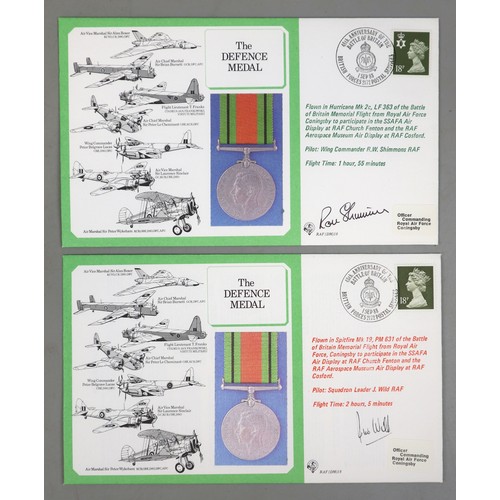 373 - Stamps - Aviation album of RAF museum covers including series JSF1-25 & RAF (DM) 1-19 many signe... 