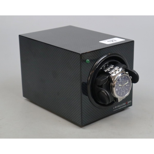 123 - Watch winder in working order with watch