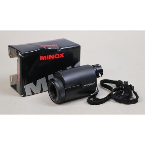 135 - Minox monocular 8 X 25 with carrying case and box