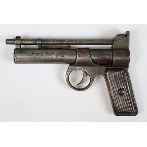 147 - Webley Junior .177 air pistol S/N 22835