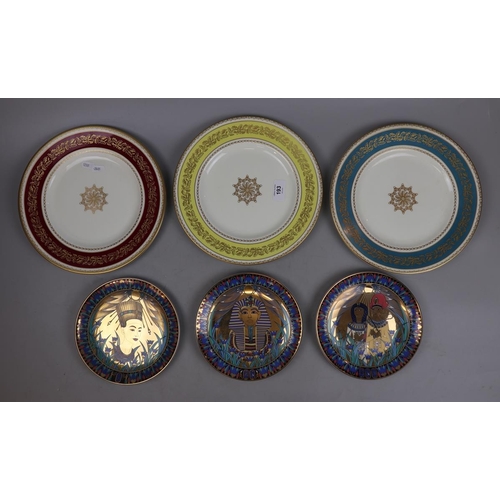 193 - Collection of Royal Worcester plates to include long service plates