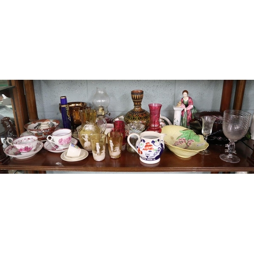 226 - Collection of ceramics & glass to include carnival glass & Royal Doulton