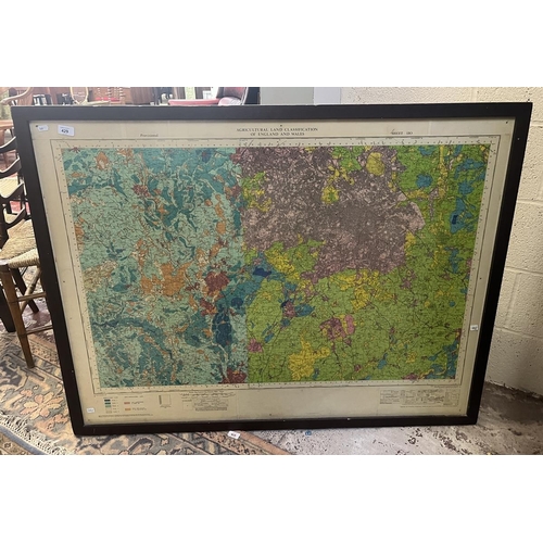 429 - Large old map - Agricultural Land Classification of England and Wales- IS 120 x 91cm