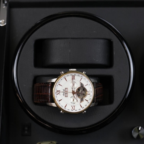 108 - Modalo watch winder case together with a collection of watches