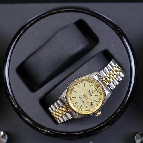 108 - Modalo watch winder case together with a collection of watches