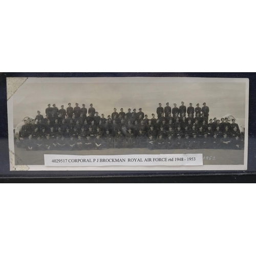 137 - Framed military ephemera