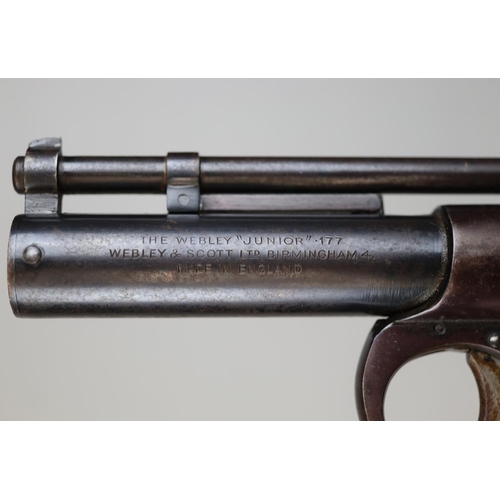 148 - Webley Junior .177 air pistol batch 877