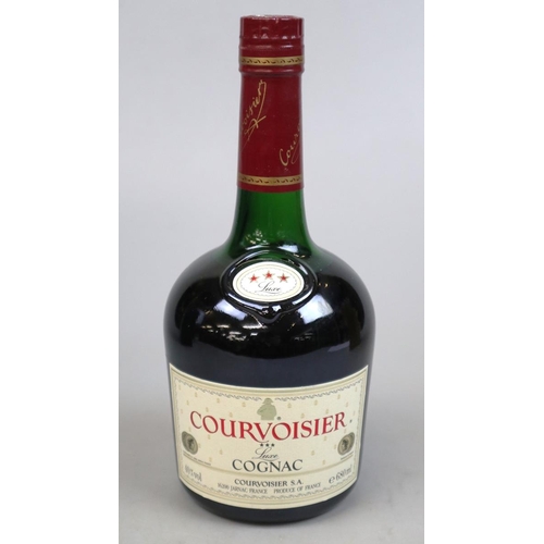 159 - 2 bottles of brandy to include Courvoisier