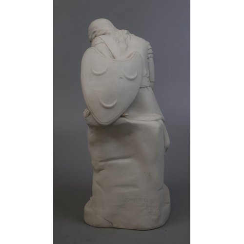 171 - Late 19thC Parian ware figure of Clorinda impressed by John Bell - Approx H34cm