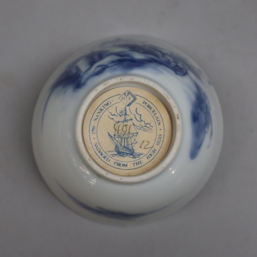 190 - Collection of Nanking Cargo blue and white china