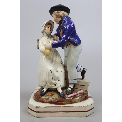 192 - Collection of Staffordshire figurines - Approx Height of tallest 29cm