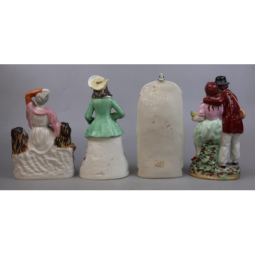 216 - Collection of Staffordshire figurines - Approx Height of tallest 32cm