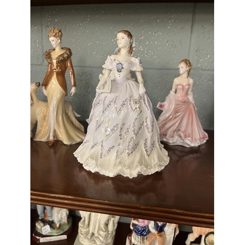 231 - Collection of Royal Worcester lady figurines