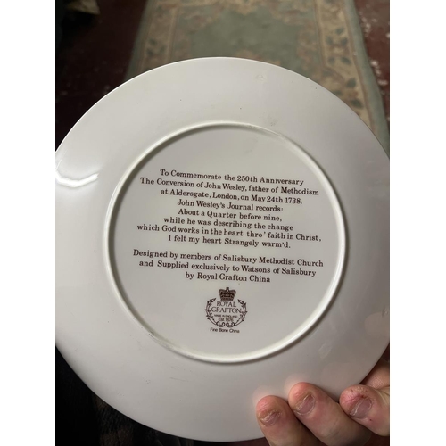 235 - Collection of commemorative Rev John Wesley plates