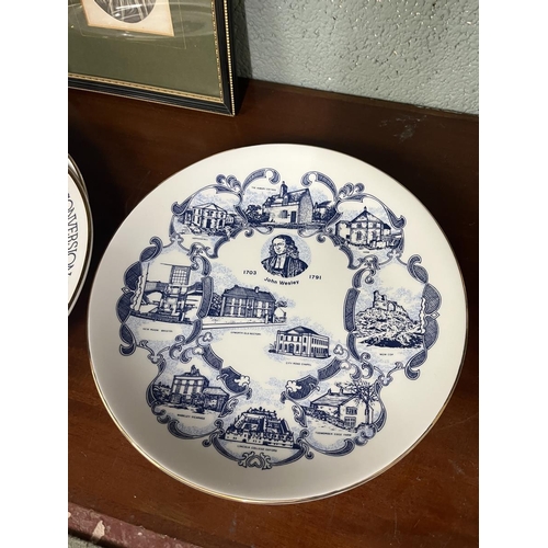 235 - Collection of commemorative Rev John Wesley plates