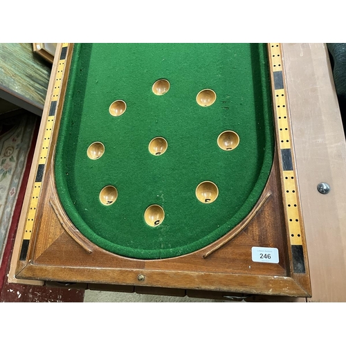 246 - Early 20thC bagatelle game