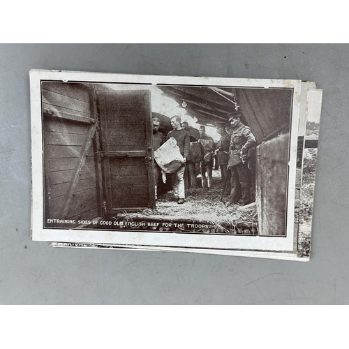 273 - 30 WW1 content postcards