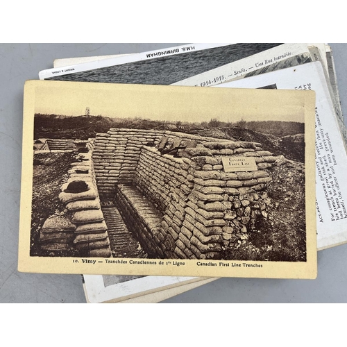 273 - 30 WW1 content postcards