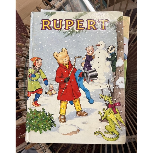 297 - Collection of Rupert the Bear annuals and books