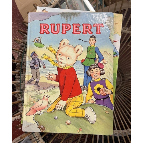 297 - Collection of Rupert the Bear annuals and books