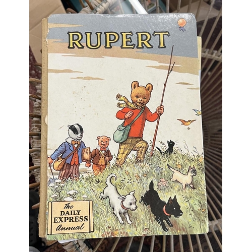 297 - Collection of Rupert the Bear annuals and books