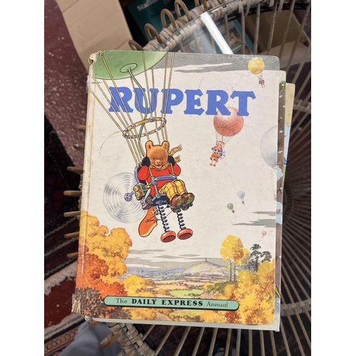 297 - Collection of Rupert the Bear annuals and books