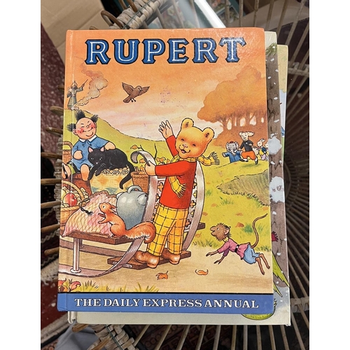 297 - Collection of Rupert the Bear annuals and books