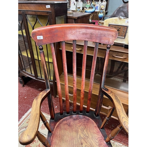 403 - Antique slat back armchair