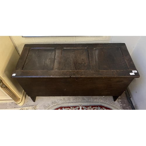 436 - Antique oak coffer