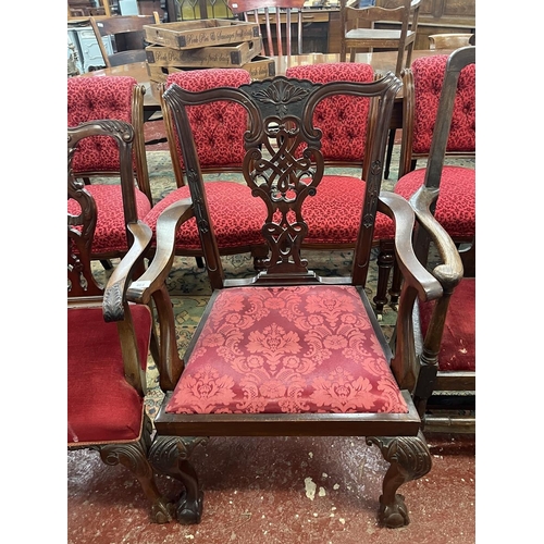 464 - 4 antique armchairs