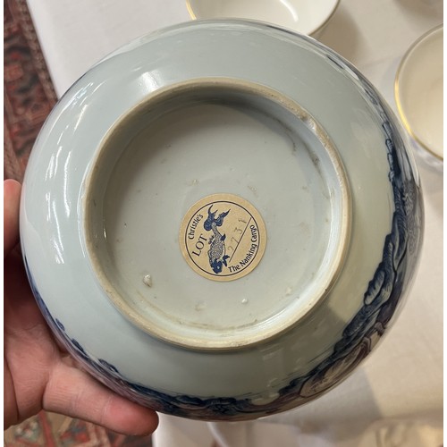 190 - Collection of Nanking Cargo blue and white china