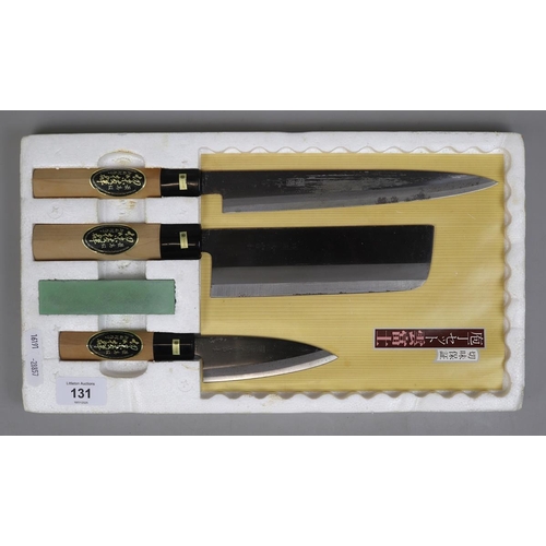 131 - Set of fine sushi knives