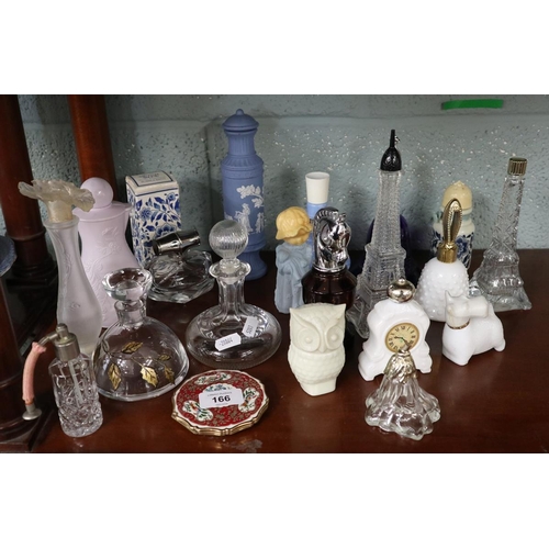 166 - Collection of perfume bottles