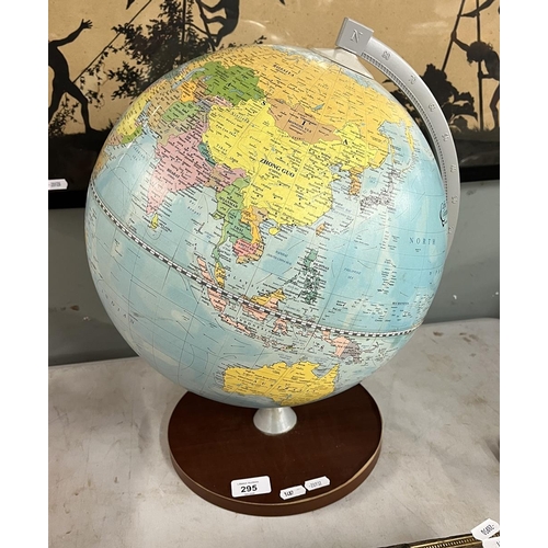 295 - Globe on stand - Approx H: 43cm