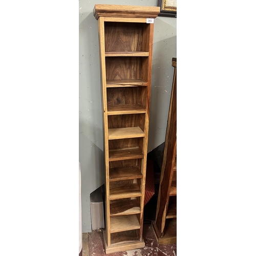 313 - Indian Sheesham wood 10 shelf unit