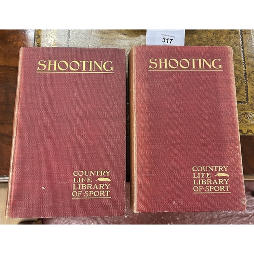 317 - Pair of shooting books