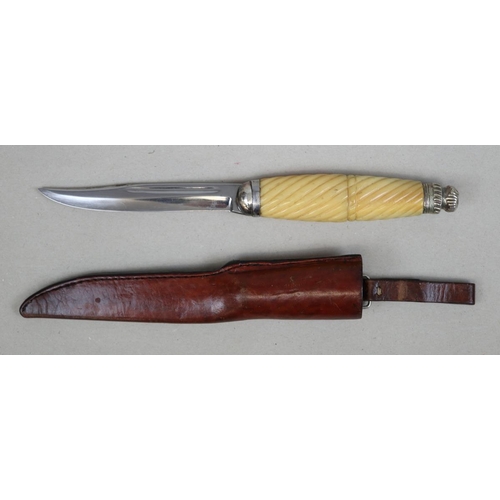 336 - Eastern knife in sheath