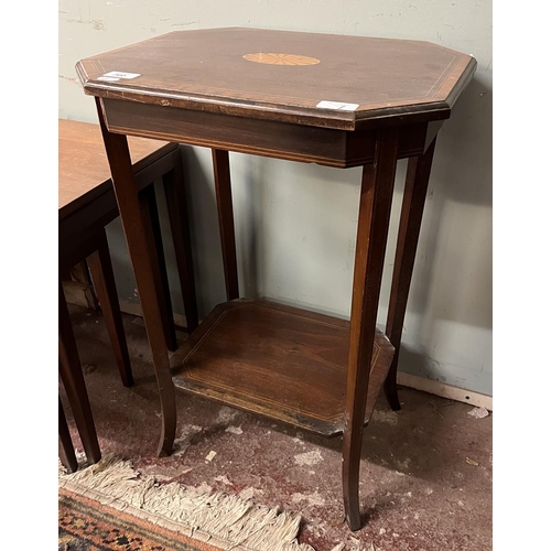 360 - 2 tier inlaid occasional table