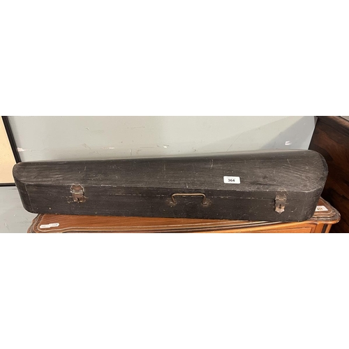 364 - Vintage wooden violin case