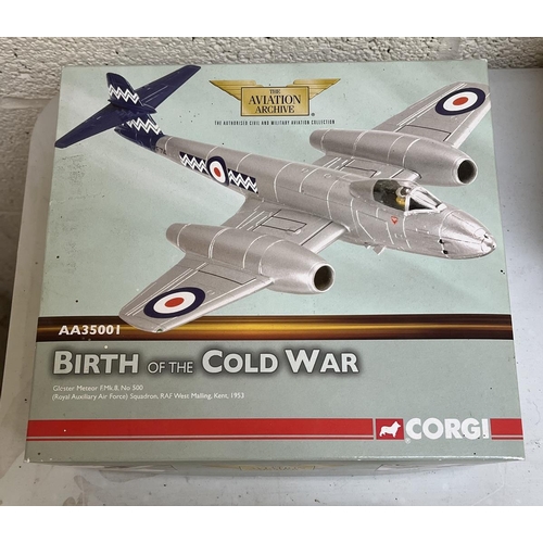 380 - Corgi The Aviation Archive Birth of the Cold War Gloucester Meteor AA35001