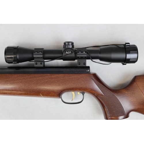 107 - HW97K Weihrauch .22 air rifle with AGS telescopic sight