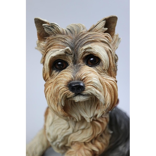 116 - Large Country Artists figure of a Yorkshire Terrier together with a figure of an eagle