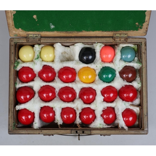 171 - Set of antique snooker balls