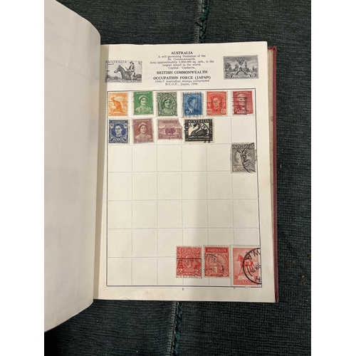 194 - Stamp album together with cigarette card album