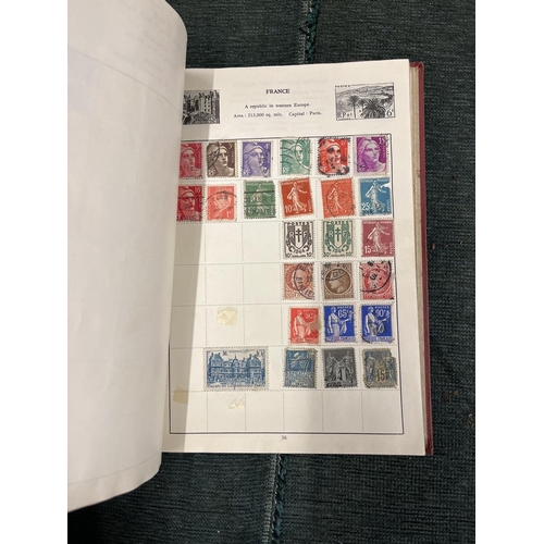 194 - Stamp album together with cigarette card album