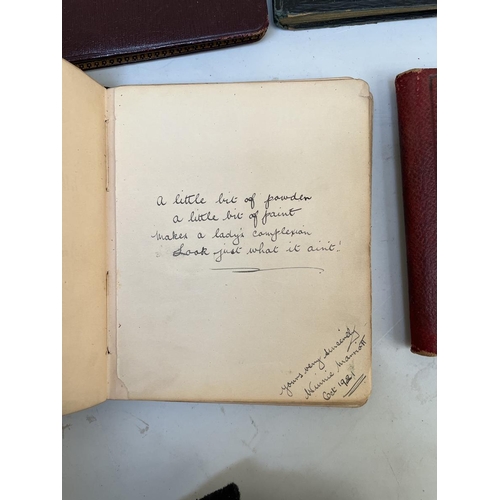 203 - 8 Autograph books - 1900-1950s