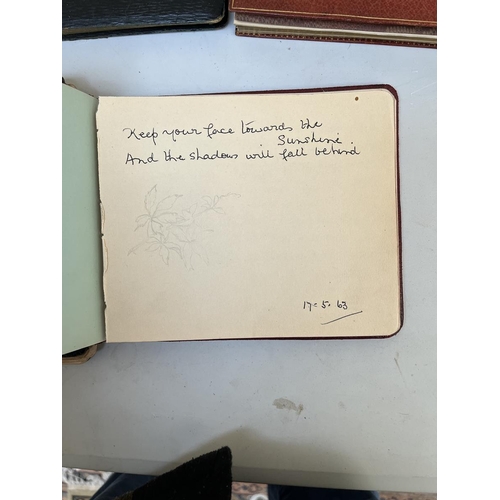 203 - 8 Autograph books - 1900-1950s