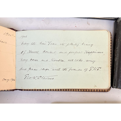 203 - 8 Autograph books - 1900-1950s